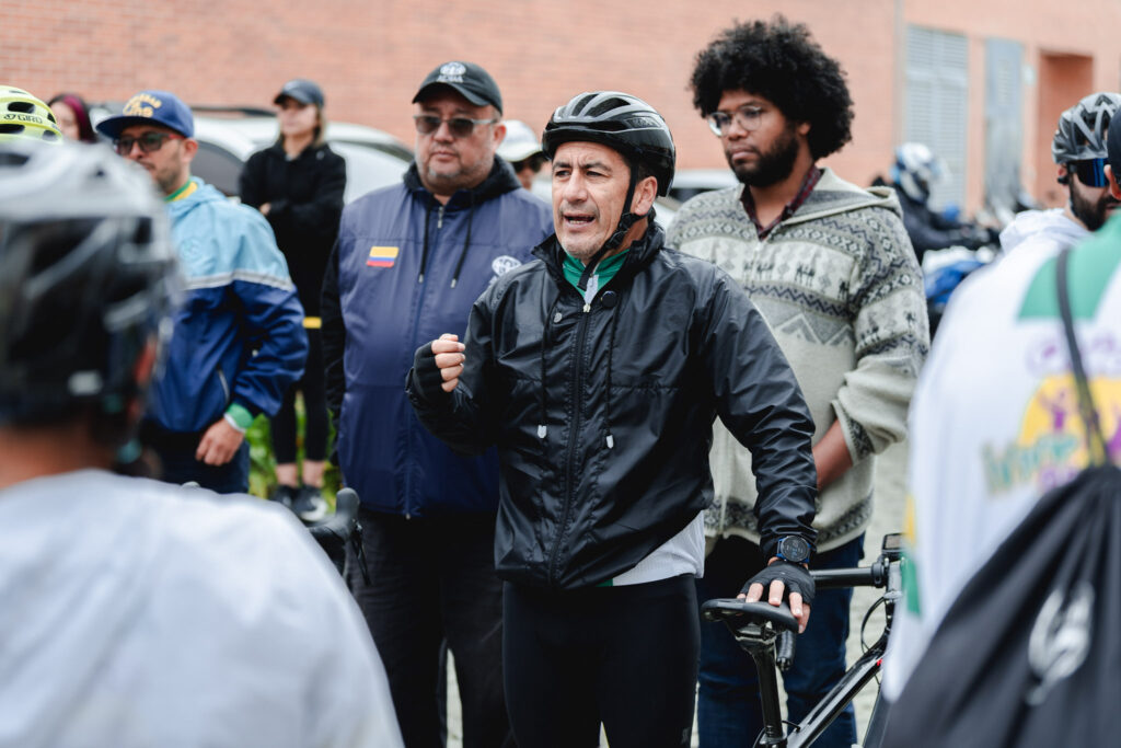 Ciclistas adventistas durante Esperanza Sobre Ruedas Quiero Vivir Sano 2025
